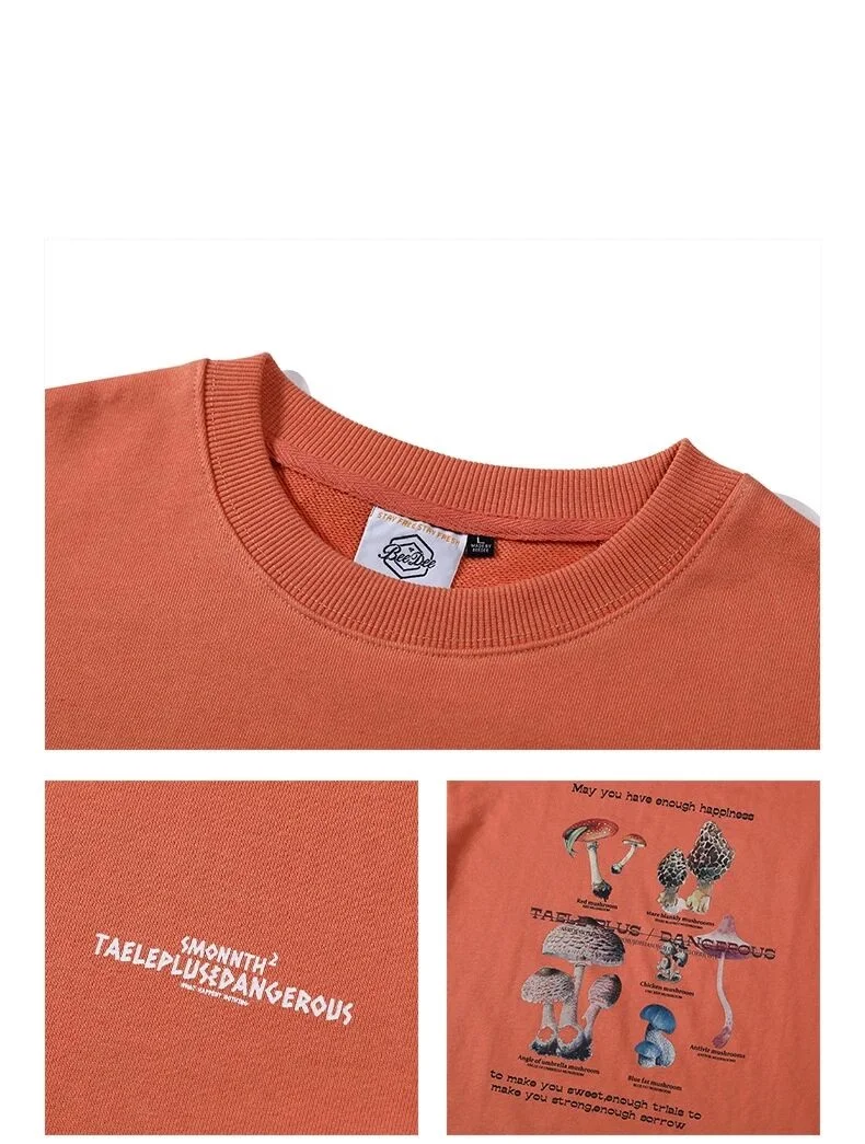 

Men's spring and autumn fashion round neck Hoodies Personalized casual Pullover