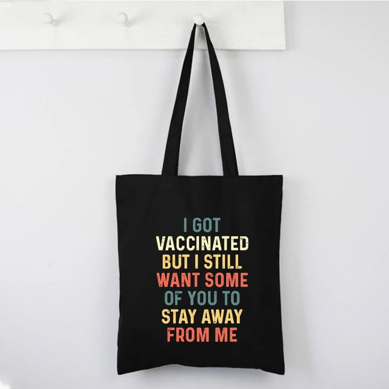 

I Got Vaccinated But I Still Want Some of You To Stay Away From Me Shirt Social Distancing Tshirt for Women Summer Tops Cool