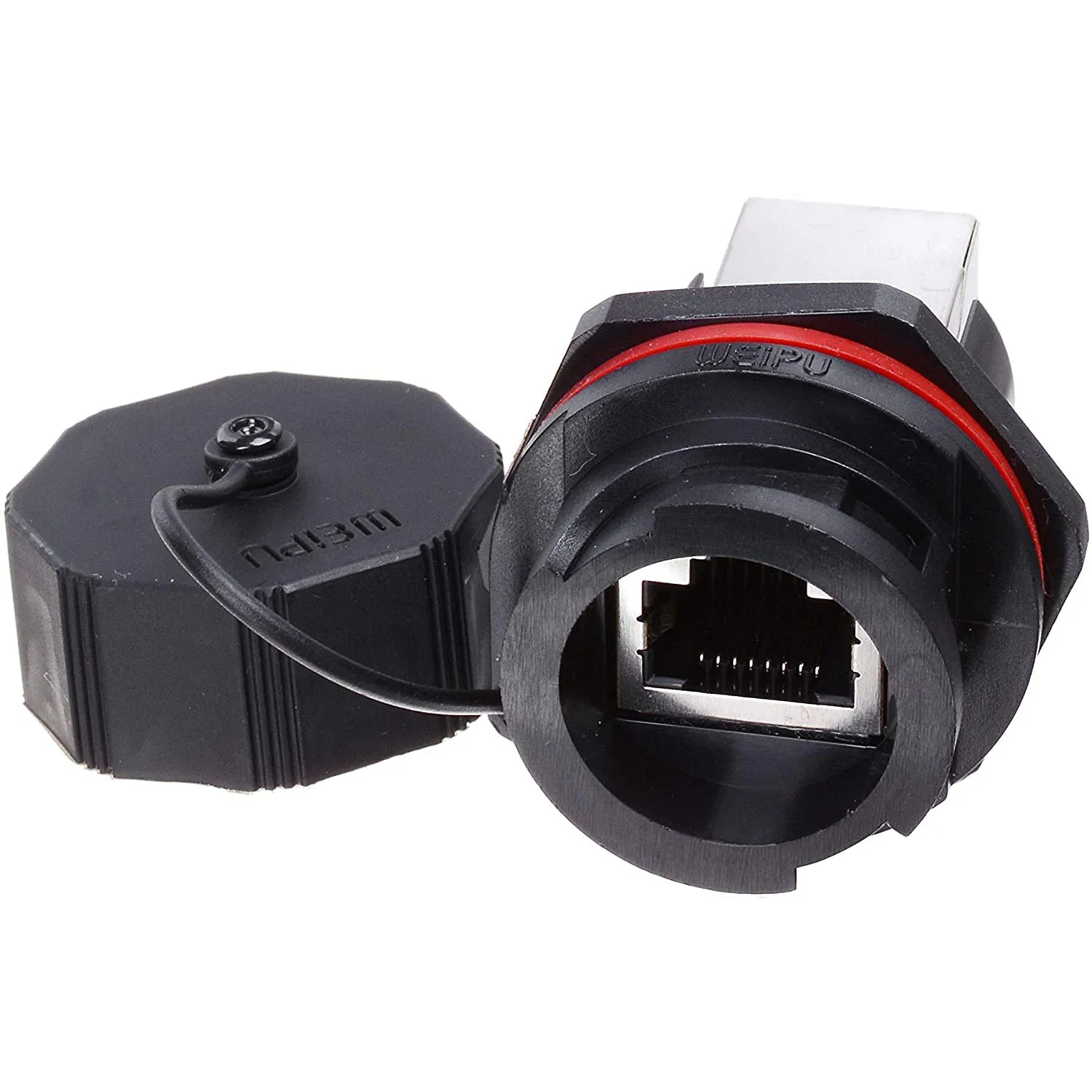 Соединители для передачи данных Ethernet RJ45 Панельное крепление авиационный