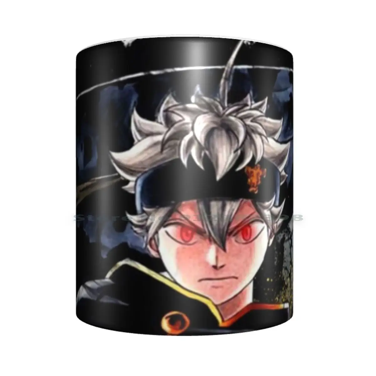 Керамические кружки Asta с черным клевером кофейные чашки Кружка для молока и чая