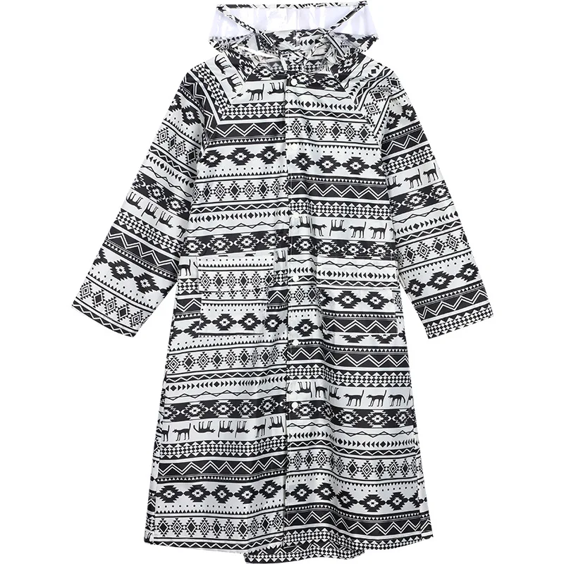 

Boys And Girls Pupils Raincoats Poncho Windbreaker-style Outdoor Raincoats Waterproof Jumpsuit With Schoolbags And Rain Gear