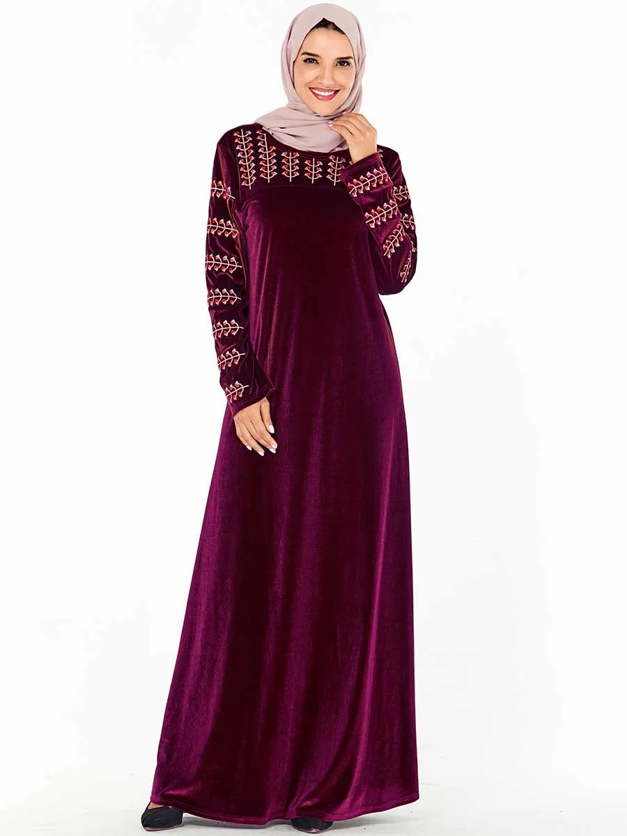 Абайя Турция Мода Достойный марокканский кафтан большой размер осеннее женское