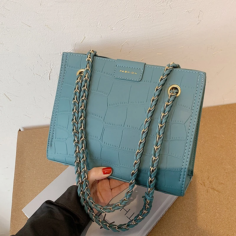 Маленькая женская сумка через плечо из искусственной кожи модные дизайнерские