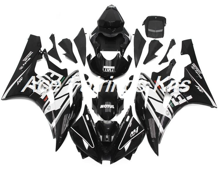 

Новые полные Обтекатели 100%, подходят для Yamaha YZF 600 R6 06 07 YZF-R6 2006 2007, комплект обтекателей из АБС-пластика для мотоцикла, капот на заказ