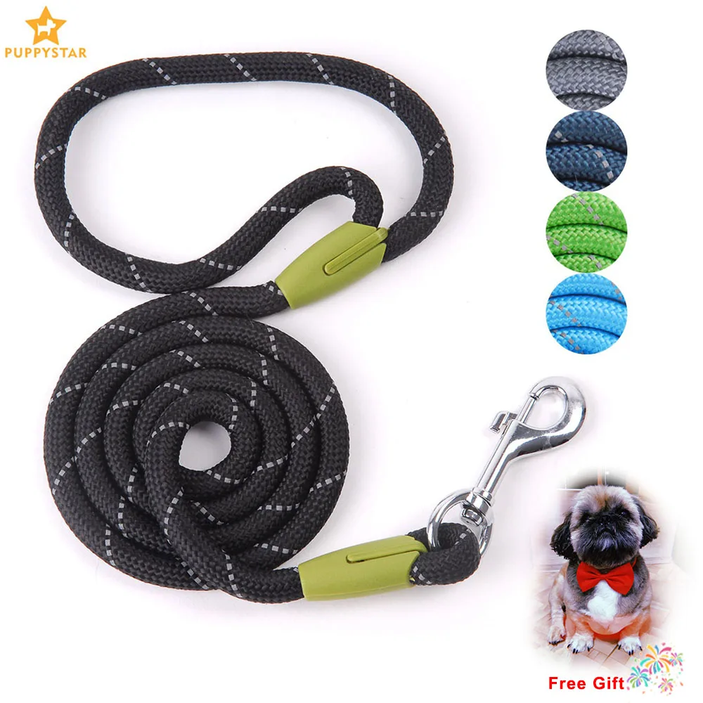Pet товары собаки поводок для маленьких большой поводки Светоотражающие веревку
