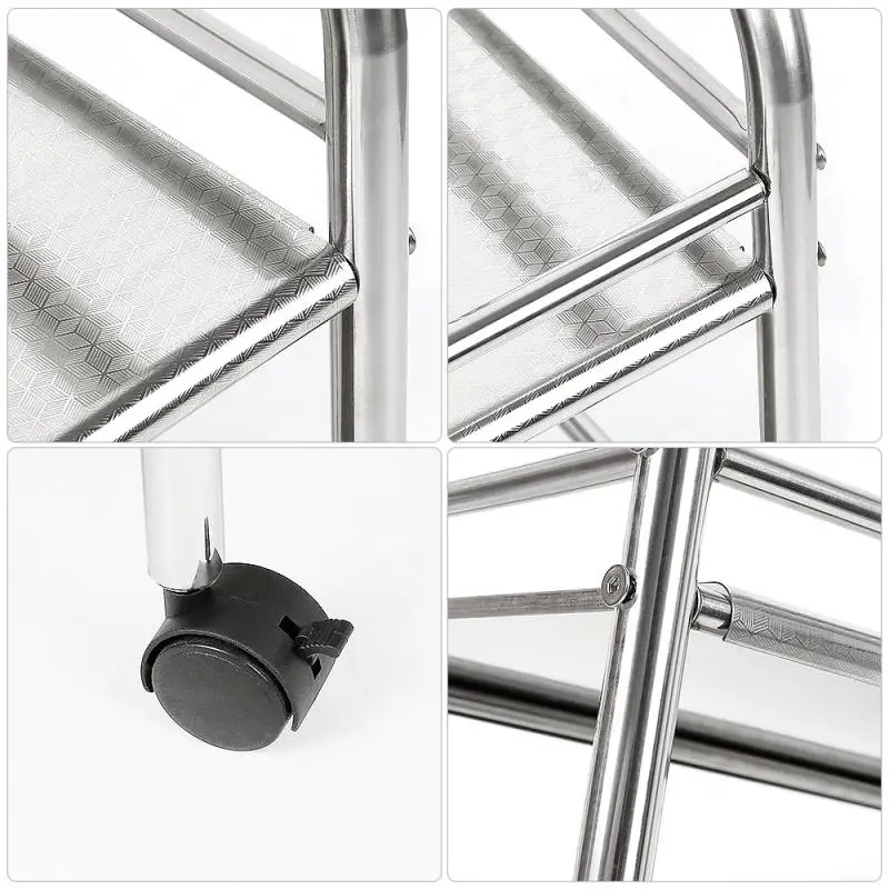 Трехслойный автомобильный держатель специй 4 универсальные колеса с тормозом из