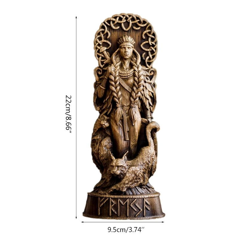 K5DC Resin Sculpture Crafts Greek God Statue Altar Figure Hindu Statue For Car Home Garden Office Desk Decoration