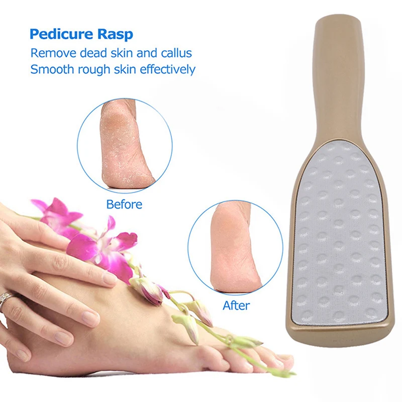 1 шт. инструмент для ухода за ногами с длинной ручкой толкатель кутикулы скребок