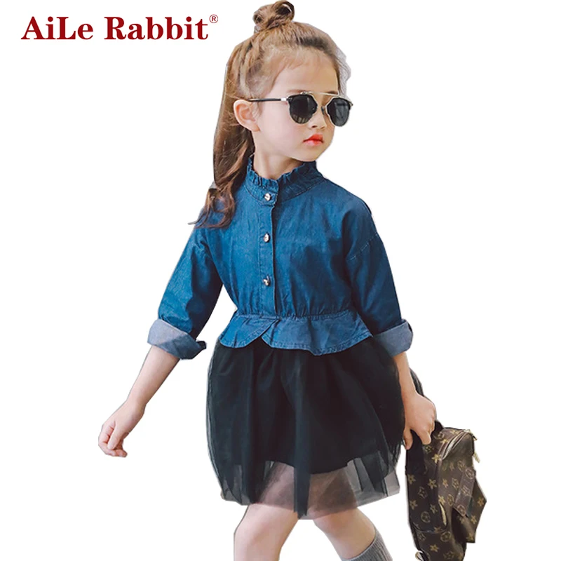 Aile Rabbit/ г. Осеннее платье для девочек; Одежда для девочек; вязаный свитер для детей; Robe Fille; красивые платья; цвет коричневый, красный