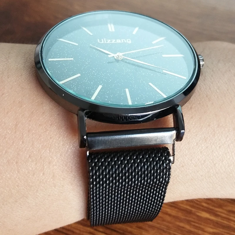 Минималистичный стиль мужские часы 2019 новые модные звездного неба для мужчин