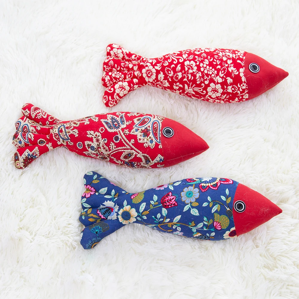 Мягкая Плюшевая 3D игрушка для кошек в форме рыбы интерактивные подарки игрушки