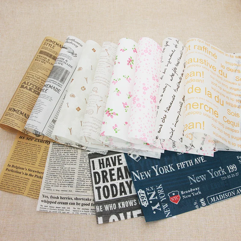 Новинка 100 шт. новая улучшенная длина стильная бумажная бумага для тостов с