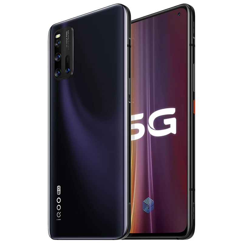 Оригинальный Vivo IQOO 3 5G мобильный телефон 6 44 &quotSuper Amoled Snapdragon 865 55 Вт супер Зарядное