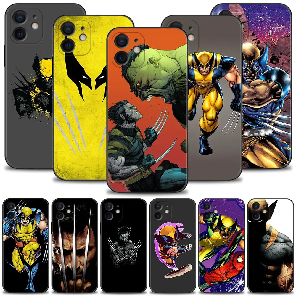 

Phone Case For Apple iPhone 13 12 11 Pro Max 13 12 Mini XS Max XR X 7 8 Plus 6 6S SE 2020 Cover Wolverine Marvel Suprehero