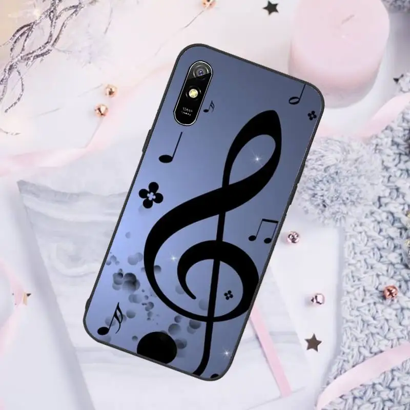 

Music notes Phone Case For Xiaomi Mi Redmi Note 8T 9T 9S 9A 10 7 8 9 Lite pro
