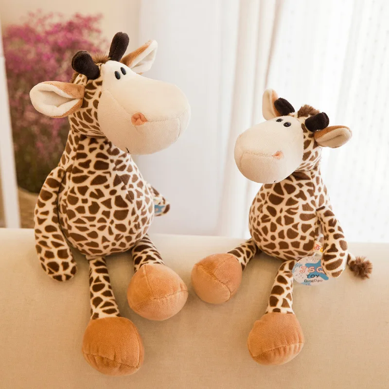 Плюшевые игрушки серии джунглей животных моделирование милое животное