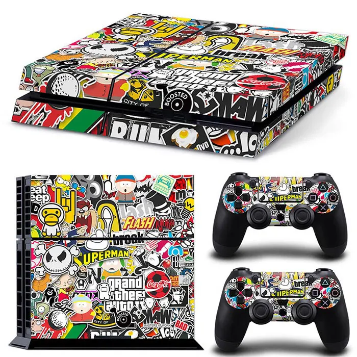 6 Наклейки из игры для PS4 наклейки консоль кожа PS4 контроллер обложки для Playstation 4 аксессуары для игр - Цвет: 6