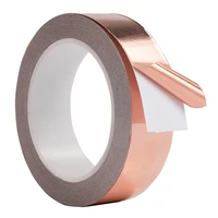 yx 10m single sided conductive copper foil tape mask electromagnetic shield eliminate emianti static repair adhesive tape