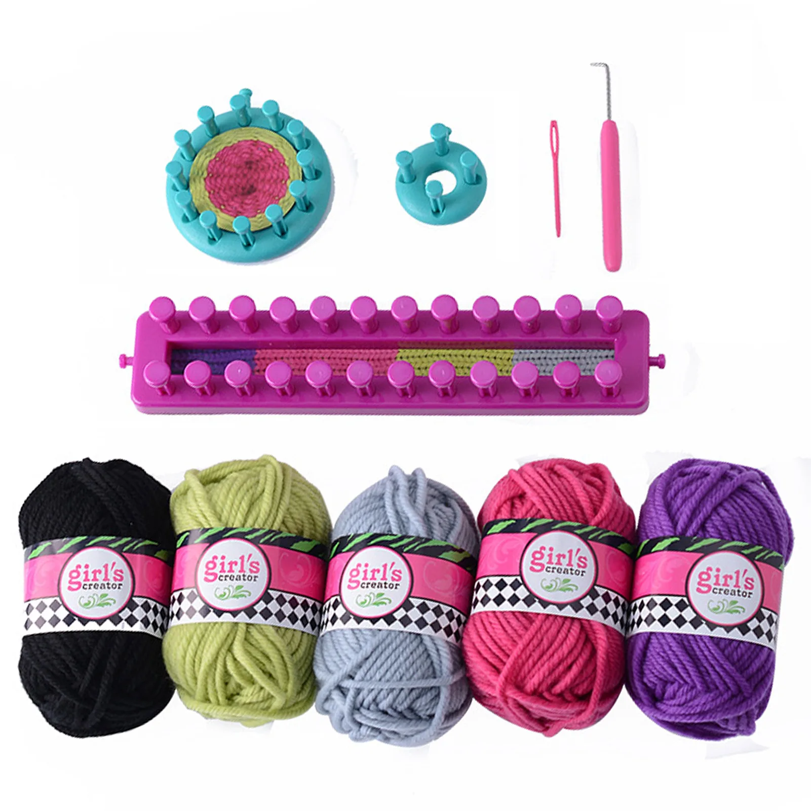 

DIY Knitting Tools Educational Excellent Scarf Weaving Kit