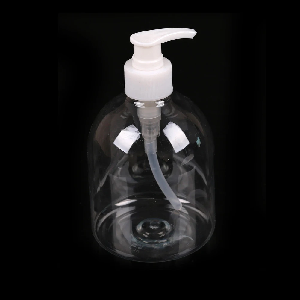 

500ml Soap Dispenser Press Type Split Bottle White Transparent Cosmetic Container Shampoo Shower Empty Bottle Soap liquid