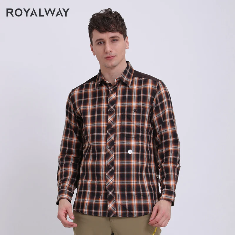 Мужская рубашка с длинным рукавом Осень-зима | Спорт и развлечения