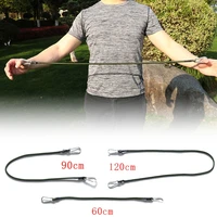 6090120cm bungee cord ropes w 7 carabiner heavy duty bungee cord ropes carabiner clips camping baggage straps outdoor tools