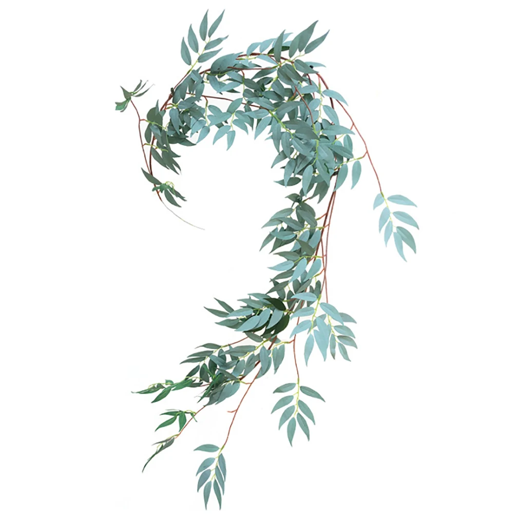 Willows Artificial Plant Leaf 1.7m DIY Wedding Road Ceiling Flower Vine Fake Willow Rattan Home Garden Christmas Decor Wisteria | Дом и сад