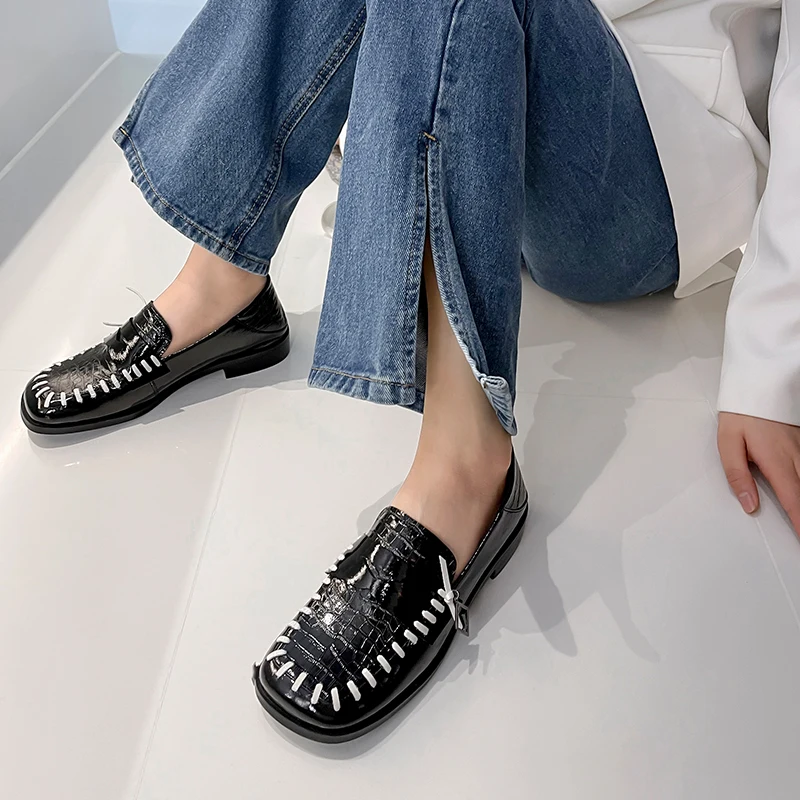 

MORAZORA New Brand Women Pumps Genuine Leather Ladies Single Shoes Spring Autumn Comfortable Casual Shoes Female Black