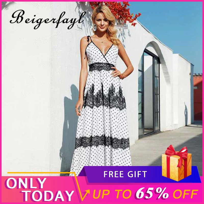 Beigerfayl 2019 летнее платье для женщин Kleider Damen Vestidos De Verano кружевной сексуальный топ