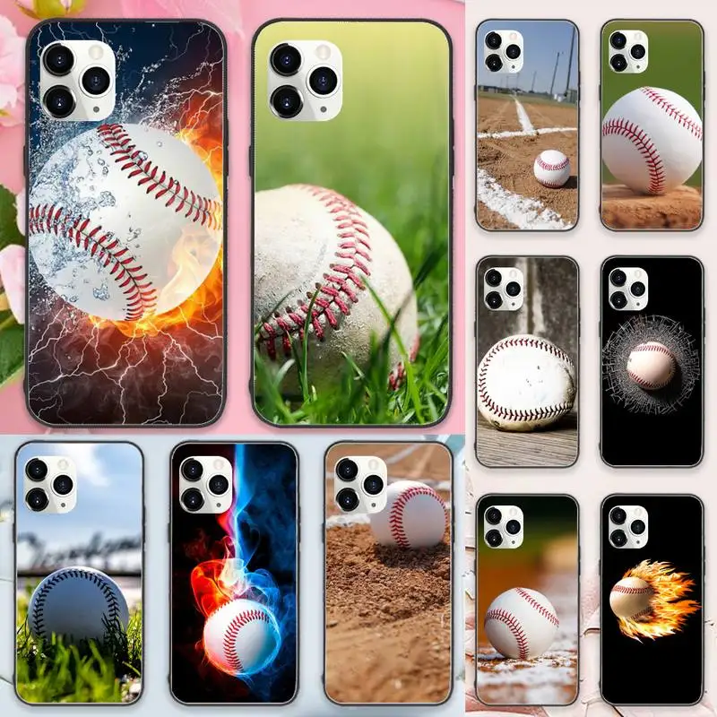 

Sport baseball pattern Phone Case For iphone 12 11 13 7 8 6 s plus x xs xr pro max mini