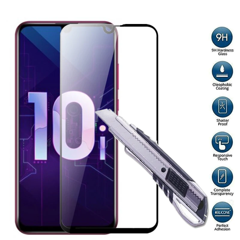 3D закаленное стекло для Honor 10i Защитное стекло для huawei Honor 10 Lite 10 светильник Honer 10i HRY-LX1T безопасная защита экрана