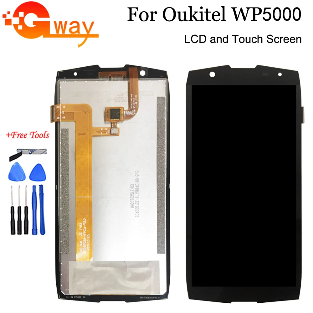 5 7 &quotFSTGWAY для Oukitel WP5000 ЖК-дисплей Дисплей + кодирующий преобразователь сенсорного