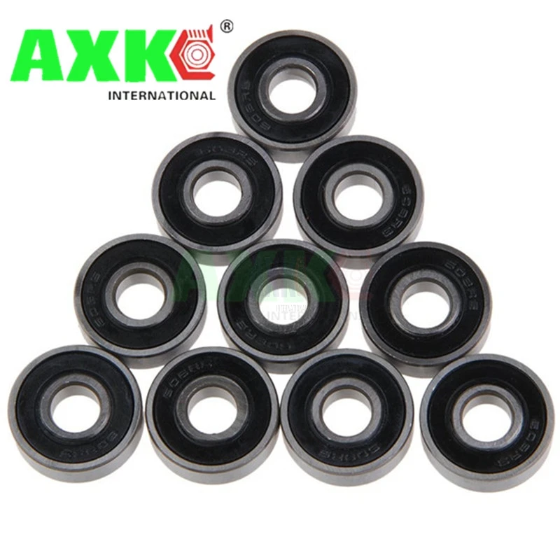 10 шт./компл. 608 2RS шариковый подшипник ABEC 5 8X22X7 мм шайбовый с глубоким Сталь
