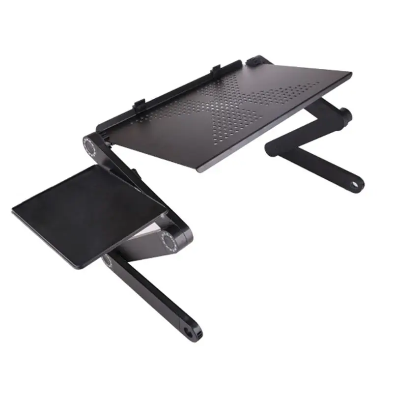 

aptop Table Stand With Adjustable Folding Ergonomic Design Stand Notebook Desk For Ultrabook, Netbook Or Tablet With Mouse Pad