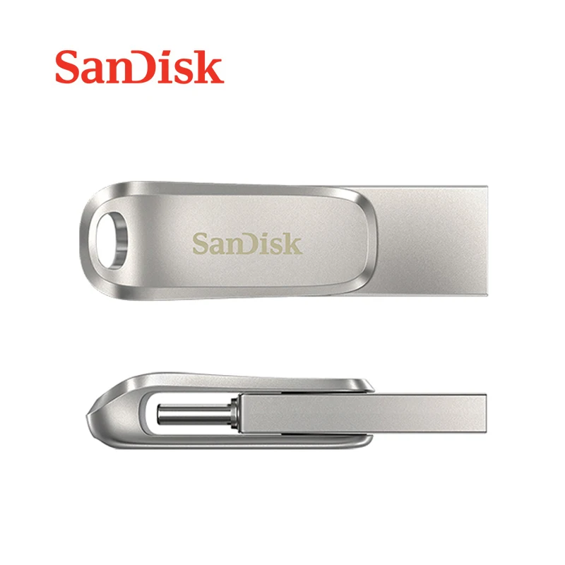 sandisk usb 3 1 flash drive 32gb 64gb 128gb 256gb 512gb otg typec pendrive metal u disk 150mb sdddc4 memory stick for phonepc free global shipping