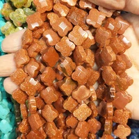 natural stone beads flower shape tiger eye beaded loose spacer beads for jewelry making diy necklace bracelet accessories charms