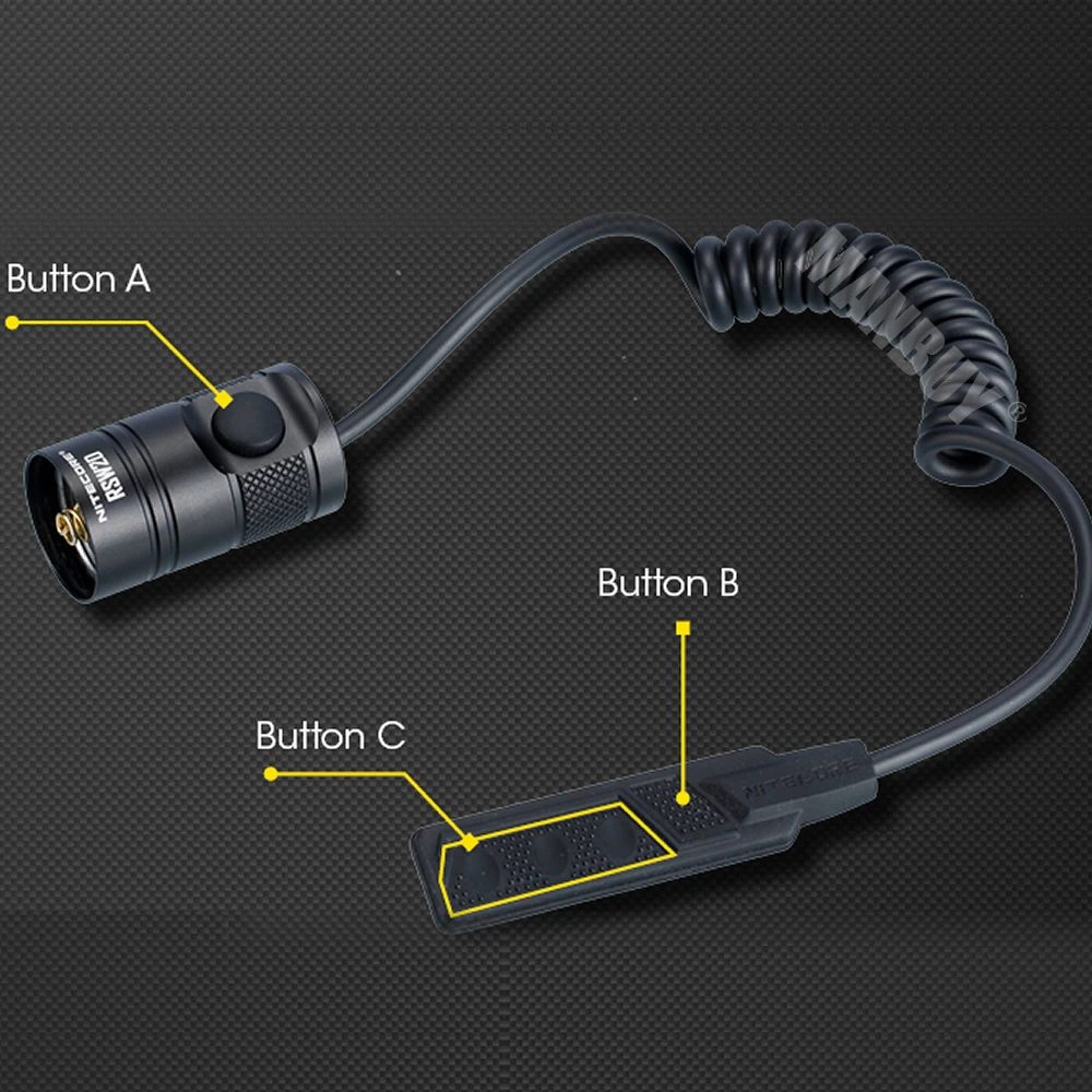 2021 NITECORE RSW2D дистанционного Давление Управление коммутатора стробоскоп готов для