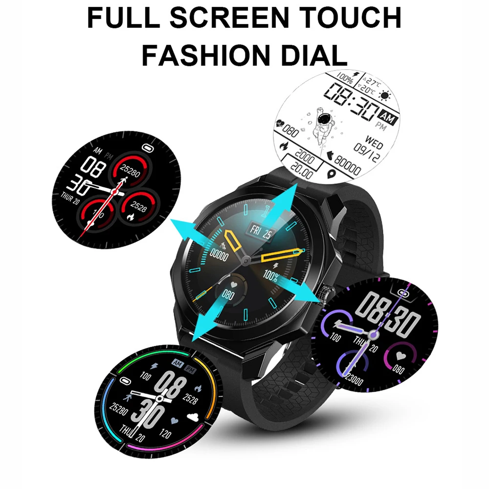 IP68 Waterproof Buletooth Multi Sports Fitness Tracking Smart Watch Heart Rate Long Battery Life For Android/IOS | Электроника