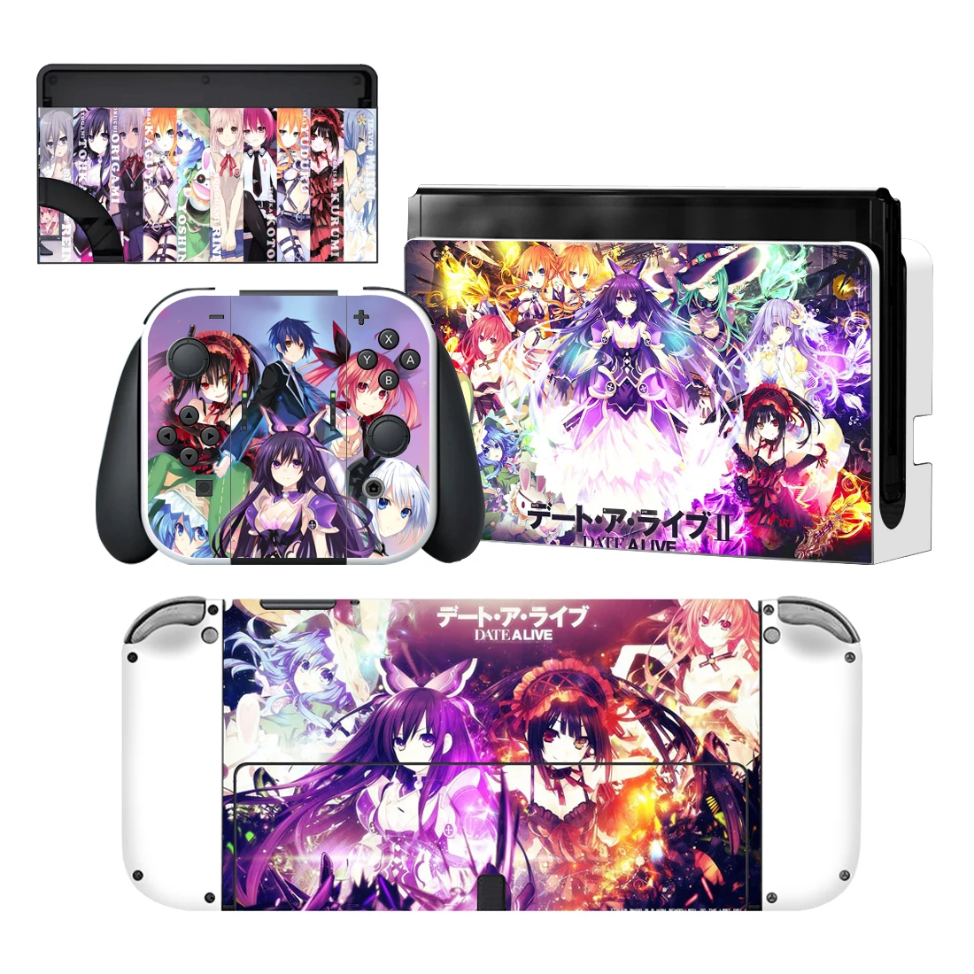 

DATE A LIVE Nintendoswitch Skin Cover Sticker Decal for Nintendo Switch NS OLED Console Joy-con Controller Dock Vinyl