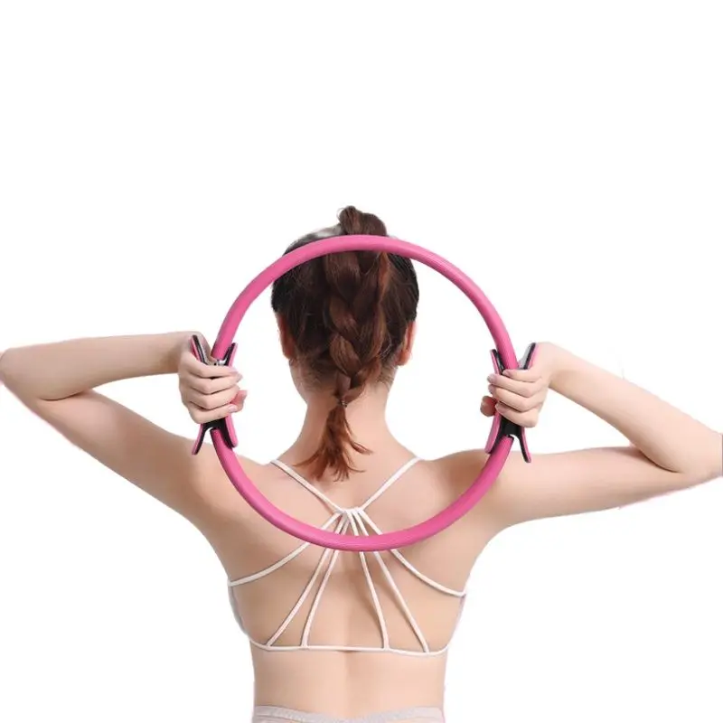 

Yoga pilates circle hot sell fitness open back ring gluteal pelvic floor muscle training elastic resistance pull circle