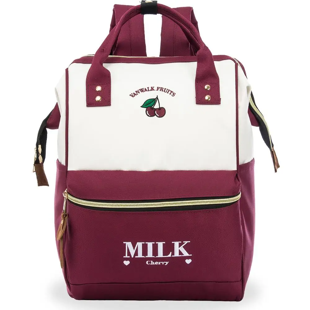 Cute Travel Backpack For Women Girls With Wide  Opening