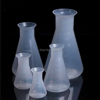 50ml to 1000ml lab plastic erlenmeyer flask conical container bottle for laboratory experiment