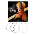 IRIN V68 профессиональные Струны для скрипки (E-A-D-G) никелевая Серебряная рана для скрипки 44 34 12 14