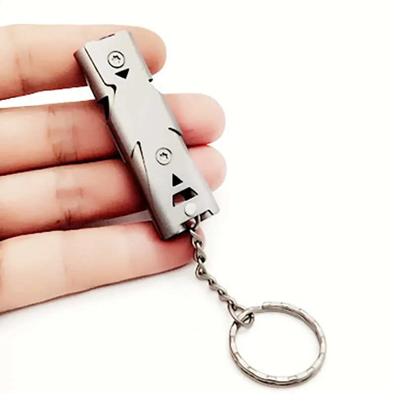 1 шт. из нержавеющей стали 150 дБ высокочастотный свисток для выживания в