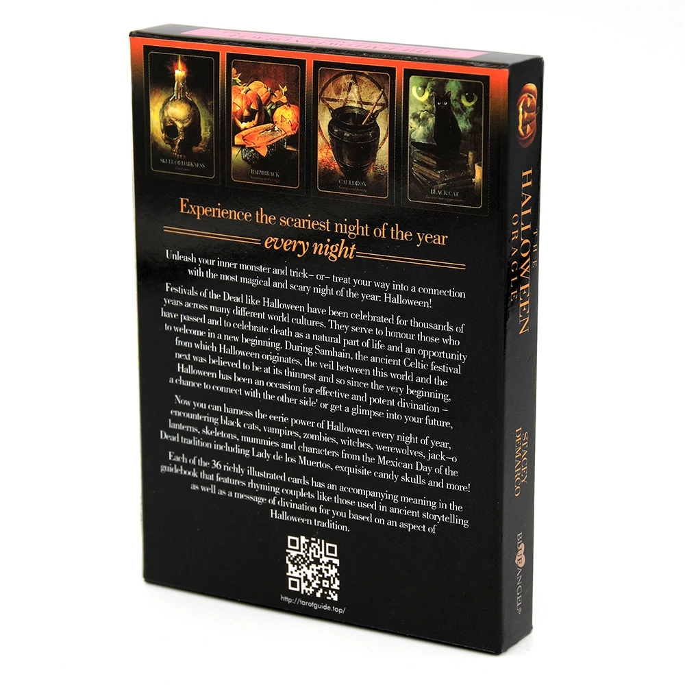 The Halloween Oracle Lifting the Veil between Worlds Every Night Cards Stacey Demarco Divination Magical and Scary Tradition | Игрушки и