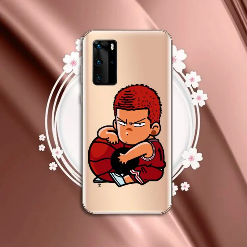 

Slam dunk anime manga Phone Case Transparent for Huawei P honor 8 10i 20 30 40 smart 2019