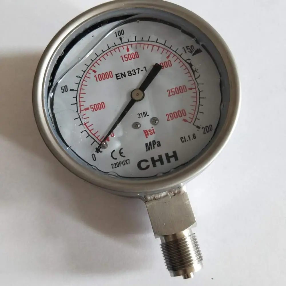 Дизельный общий рельсовый Плунжер высокого давления масляный манометр common rail