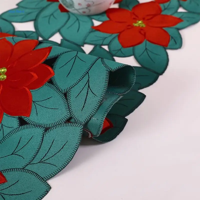 Рождественская скатерть полый Фотофон Рождественское украшение для детской