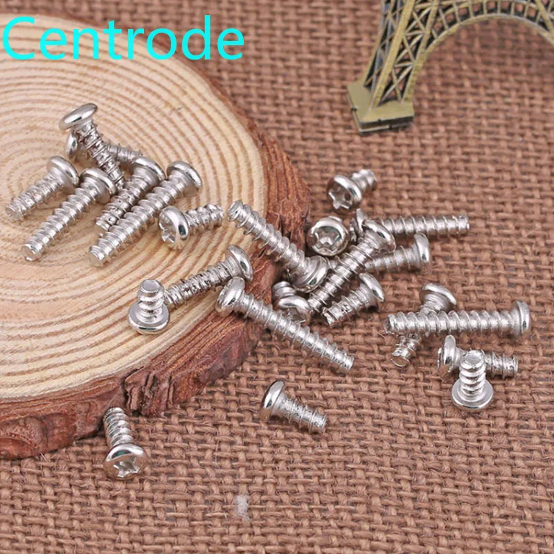 304 Stainless Steel Cross Round Head Flat Tail Self Tapping Screws PB Philip's Pan End Wood Screw M1.4-M2 20pcs | Обустройство