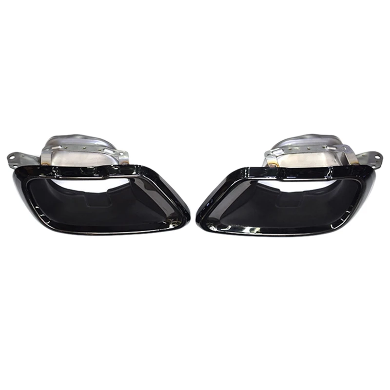 

Модифицированная Черная Спортивная выхлопная труба с квадратным отверстием, черная Автомобильная выхлопная труба для X5 X6 X7 G05 19-21